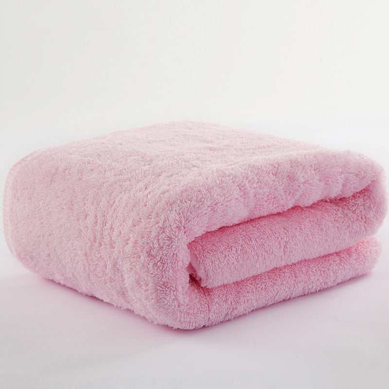 Pure cotton plus towel thickened bath towel