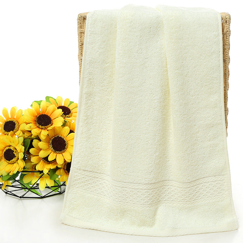 Pure cotton plain towel bath towel