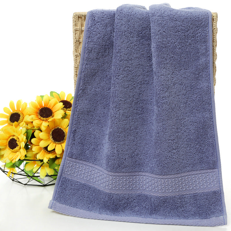 Pure cotton plain towel bath towel